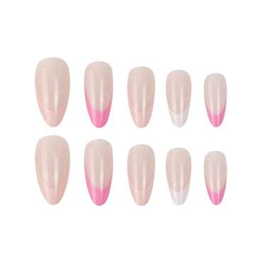 Elegant MISUD Almond Press on Nails for Effortless Style