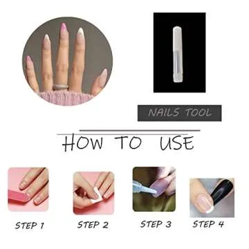Elegant MISUD Almond Press on Nails for Effortless Style