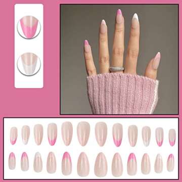 Elegant MISUD Almond Press on Nails for Effortless Style