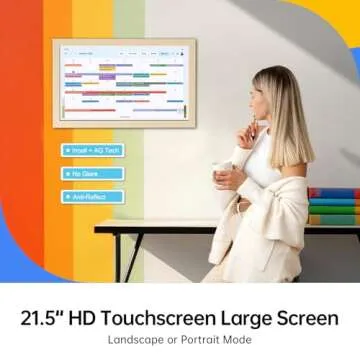 ApoloSign Family Calendar: 21.5" Touchscreen Scheduler