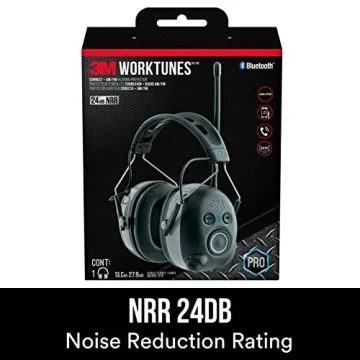 3M WorkTunes Headphones with Bluetooth & AM/FM Radio