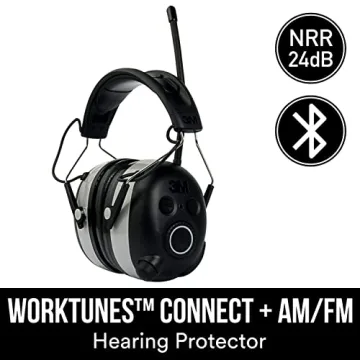 3M WorkTunes Headphones with Bluetooth & AM/FM Radio