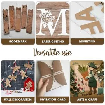 Chipboard Sheets 8.5" x 11" - 100 Sheets 22 Point Recycled Pressed Cardboard - Kraft Cardboard for Scrapbooking, Shipping Insert & Backing Picture Frames