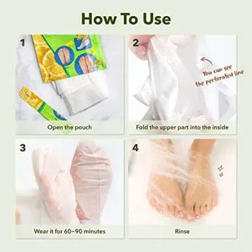 Purederm Foot Peeling Mask - Exfoliate & Refresh Feet