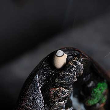 Stimmt Backflow Incense Holder for Relaxation and Aromatherapy