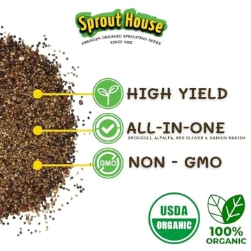 Sprout House Organic Salad Mix - Easy to Grow & Delicious