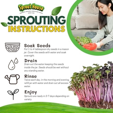 Sprout House Organic Salad Mix - Easy to Grow & Delicious