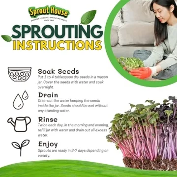 Sprout House Organic Salad Mix - Easy to Grow & Delicious