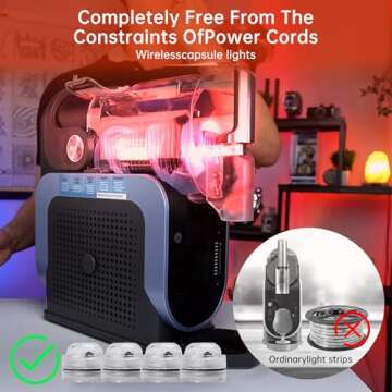 Unmake 4 Pack LED Lights for Ninja Slushie Machines