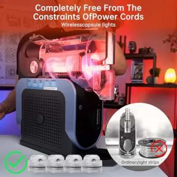 Unmake 4 Pack LED Lights for Ninja Slushie Machines