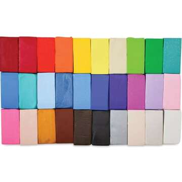 Sculpey III 30 Vibrant Colors of Polymer Oven-Bake Clay, Non Toxic 1.88 lbs., great for modeling, sculpting, holiday, DIY, mixed media and school projects. Great for all skill levels.