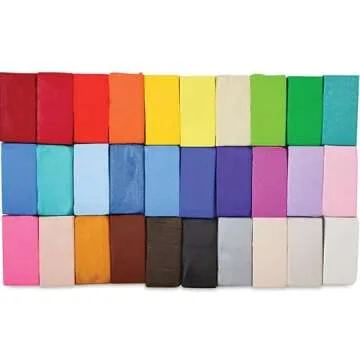 Sculpey III 30 Vibrant Colors of Polymer Oven-Bake Clay, Non Toxic 1.88 lbs., great for modeling, sculpting, holiday, DIY, mixed media and school projects. Great for all skill levels.