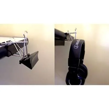 KTOJOY Extra Large Binder Clips (36 Pack) 2 Inch, Big Paper Clamps for Office Supplies, Black