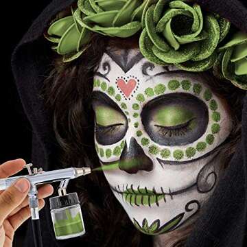 Custom Body Art 8-oz Lime Green Water Based Airbrush Body Art & Face Paint