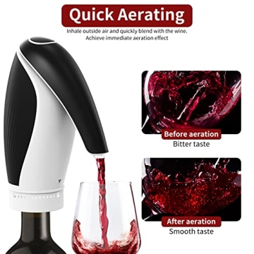 Electric Wine Aerator Pourer for Home & Travel