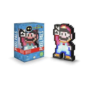 PDP Pixel Pals Nintendo Super Mario World Mario Collectible Figure Light