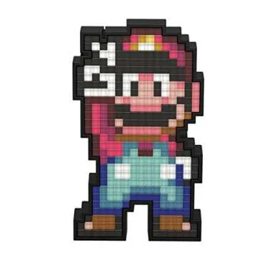 PDP Pixel Pals Mario Collectible Lighted Figure - Iconic Design