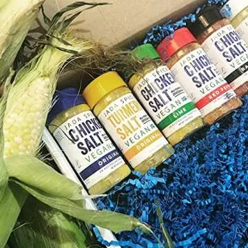 JADA Spices Turmeric Salt Spice and Seasoning - Vegan, Keto & Paleo Friendly - Perfect for Cooking, BBQ, Grilling, Rubs, Popcorn and more - Preservative & Additive Free