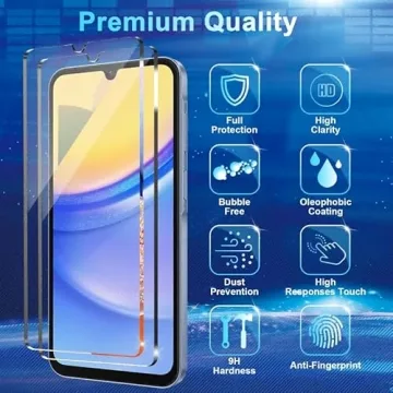 Samsung A15 Screen Protector & Lens Protectors Pack