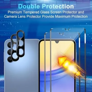Samsung A15 Screen Protector & Lens Protectors Pack