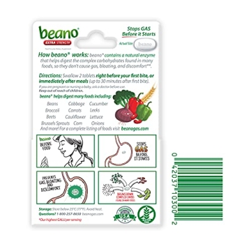Beano Extra Strength Gas Prevention & Digestive Supplement