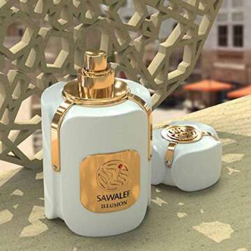 ROMANCE, Eau de Parfum 80 mL from the SAWALEF Boutique Range | Feminine LEaning Floral Niche Release | Long Lasting with Intense Sillage | Perfume for Women and Confident Men | by Swiss Arabian Oud