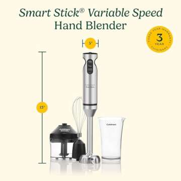 Cuisinart SmartStick Hand Blender with Chopper Attachment