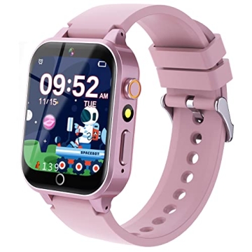 Kids Smart Watch Gift for Girls 5-12, 26 Games, HD Touch Screen