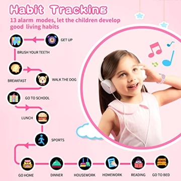 Girls Smart Watch 5-12 Years - Games, Camera, Music