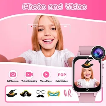 Girls Smart Watch 5-12 Years - Games, Camera, Music
