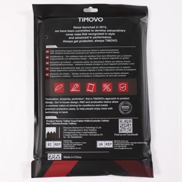 TiMOVO iPad Mini 7 Case with Auto Sleep & Touch ID