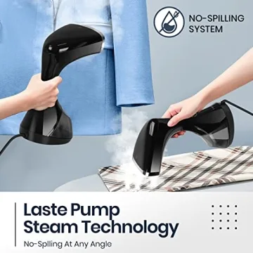 Zorslesy 1800W Handheld Steamer for Quick Wrinkle Removal