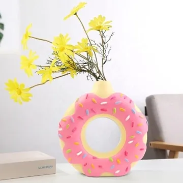 Charming Donut Vase for Whimsical Home Decor Essentials
