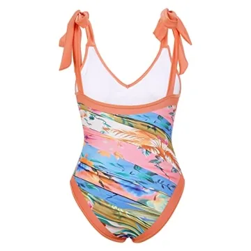 Stylish Women's Floral One-Piece Swimsuit Set