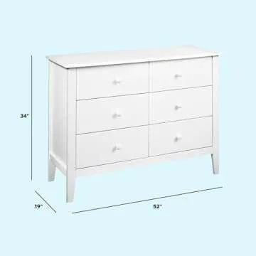 Carter's by DaVinci Morgan 6-Drawer Dresser – Safe & Stylish