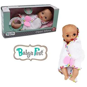Baby's First Bathtime Baby Softina Doll for Kids