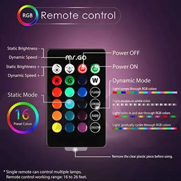 Mr.Go 8-inch Ultra-Fun LED Glowing Ball Light w/Remote, RGB Color Changing Globe Mood Lamp, 16 Colors 8 Brightness 4 Lighting Modes, Waterproof, Rechargeable & AC Adapter Power, Stunning Light Orb