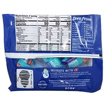 Enjoy Life Allergy Friendly Holiday Chocolate Squares Variety Pack - 6.3 oz (18 Individually Wrapped Squares)