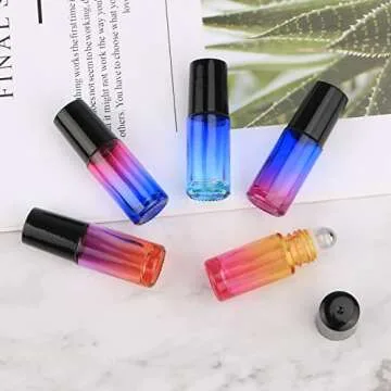 Wresty Gradient Color Roll On Bottles - Stylish 5ml Set