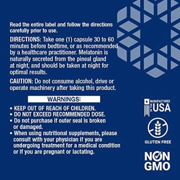 Life Extension Melatonin, 300 mcg, gentle sleep support, healthy circadian rhythms, cellular defense, gluten-free, non-GMO, vegetarian, 100 capsules