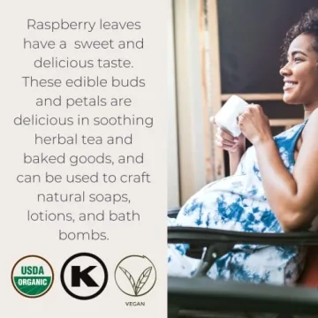 Organic Raspberry Leaf Tea for Wellness and Pregnancy Support