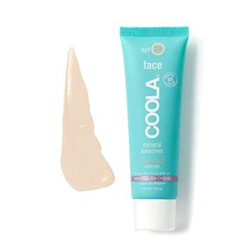COOLA Organic Mineral Matte Tinted Sunscreen SPF 30 Sunblock, Dermatologist Tested Skin Care for Dai...