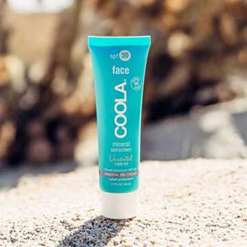 COOLA Organic Mineral Matte Tinted Sunscreen SPF 30 Sunblock, Dermatologist Tested Skin Care for Daily Protection, Vegan and Gluten Free, Fragrance Free, 1.7 Fl Oz