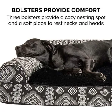 Furhaven Orthopedic Dog Bed for Large Medium Dogs