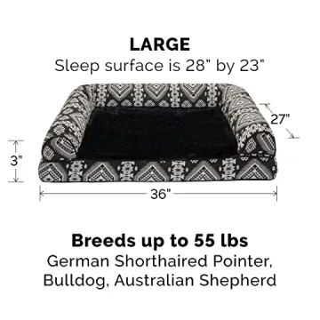 Furhaven Orthopedic Dog Bed for Large Medium Dogs