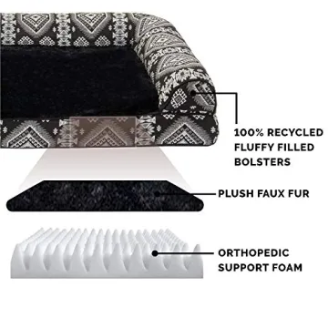 Furhaven Orthopedic Dog Bed for Large Medium Dogs