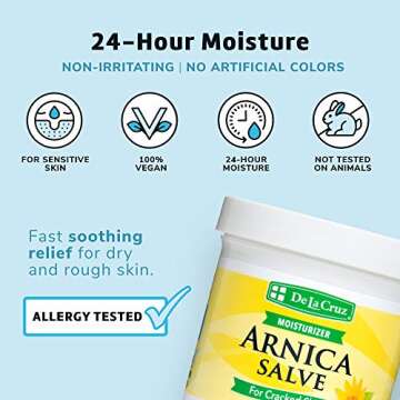 De La Cruz Arnica Salve - Jumbo Foot and Hand Cream