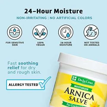 De La Cruz Arnica Salve - Jumbo Foot and Hand Cream