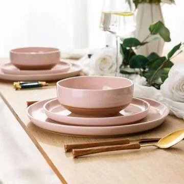 AmorArc 12-Piece Safe Dinnerware Set for All Occasions