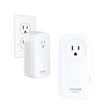 tp-link AV2000 Mbps Powerline Ethernet Adapter - Gigabit Port, Ethernet Over Power, Plug&Play, Power...